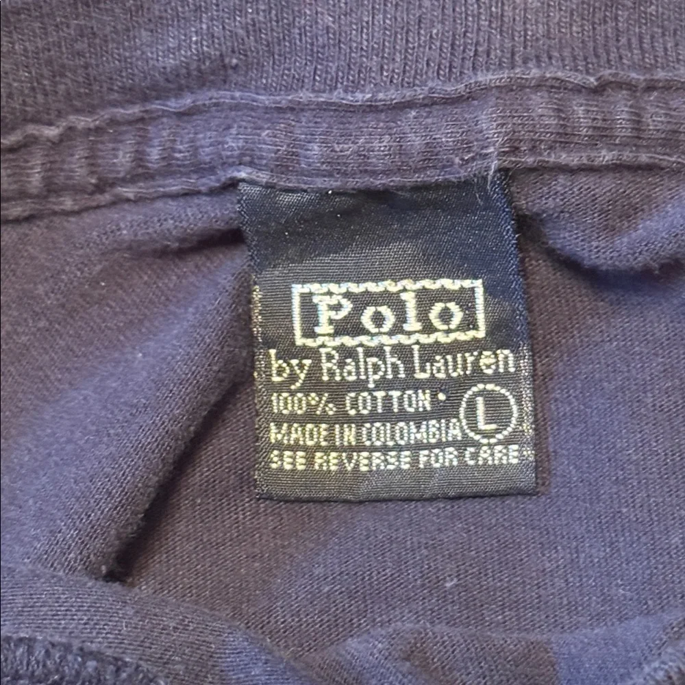 Ralph Lauren Polo Dark Blue‎ Cotton Shirt - Youth Large